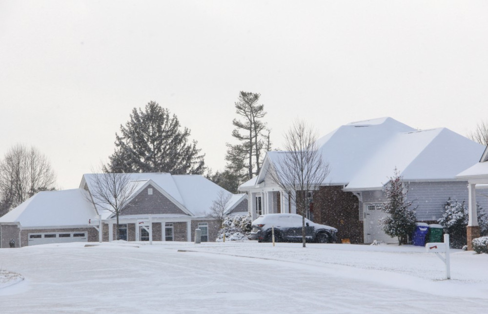 maison en hiver