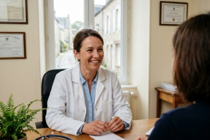 Médecin généraliste en consultation dans un cabinet médical de proximité en Eure-et-Loir